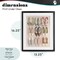 Stupell Industries Beatrice's Closet Shoes Framed Print Under Glass, design by Annabelle Hall
